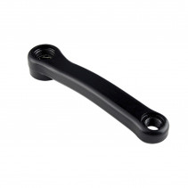MANIVELLE GAUCHE VTT L150 ACIER PLASTIFIE NOIR