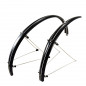 GARDE BOUE VTC/VTT 26'' STRONG PLASTIQUE A TRINGLES 54MM NOIR (PR)