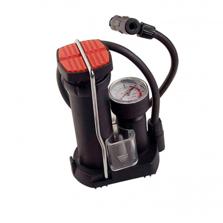 Pompe a pied haute pression 12 bar av mano schrader et presta pliable
