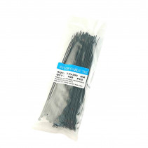 COLLIER RILSAN PLASTIQUE NOIR LONG 2,6X200 MM (X100)
