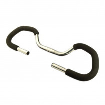 CINTRE VTT/CITY MULTIPOSITION PAPILLON ALU D25.4 ARGENT L610MM HAUT.170MM 560GR