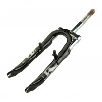 FOURCHE VTT 20" SUSPENDUE NOIRE FILETEE 1" V-BRAKE A TASSEAUX