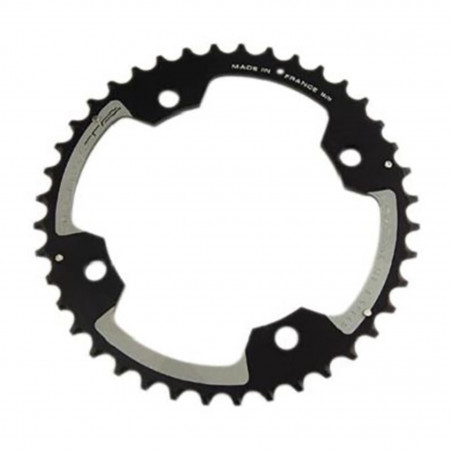PLATEAU VTT DOUBLE DIAM 120 EXTER FILETE 40DTS NOIR 4 BRANCHES CROSS (COMP.PEDALIER SRAM 2