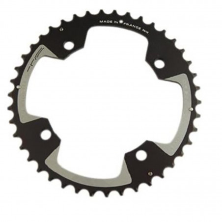 PLATEAU VTT DOUBLE DIAM 120 EXTER FILETE 42DTS NOIR 4 BRANCHES CROSS (COMP.PEDALIER SRAM 2