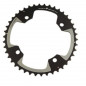 PLATEAU VTT DOUBLE DIAM 120 EXTER FILETE 42DTS NOIR 4 BRANCHES CROSS (COMP.PEDALIER SRAM 2