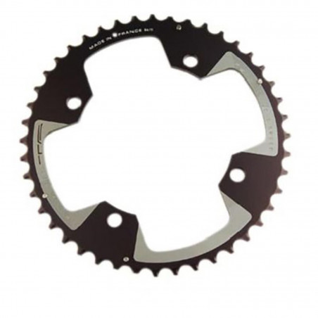 PLATEAU VTT DOUBLE DIAM 120 EXTER FILETE  44DTS NOIR 4 BRANCHES CROSS (COMP.PEDALIER SRAM