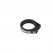 COLLIER TIGE DE SELLE ROUTE D34.9 MM NOIR ALU  SERRAGE CHC