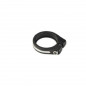 COLLIER TIGE DE SELLE ROUTE D34.9 MM NOIR ALU  SERRAGE CHC
