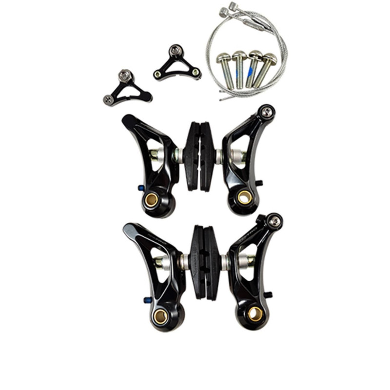 ETRIER FREIN CYCLOCROSS/VTT CANTILEVER AVT  ARR. TEKTRO ALU NOIR AVEC PORTE PAT