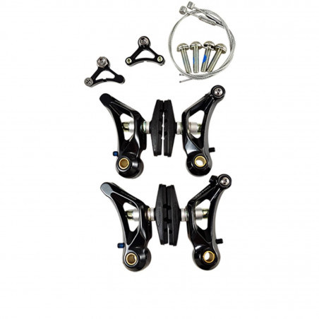 ETRIER FREIN CYCLOCROSS/VTT CANTILEVER AVT  ARR. TEKTRO ALU NOIR AVEC PORTE PAT