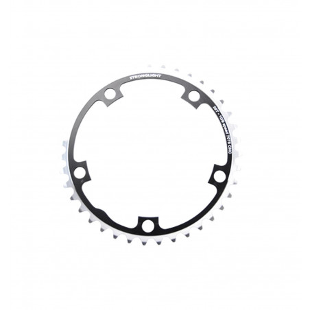 PLATEAU ROUTE DIAM 130 INTER 42DTS NOIR ALU 7075 STRONG 8/9/10V. 5 BRANCHES