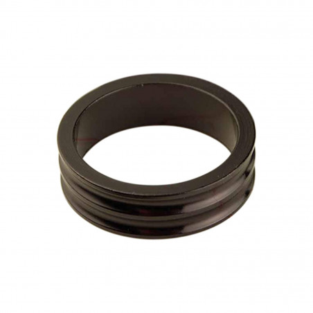 ENTRETOISE AHEAD-SET 1"1/8  10MM ALU NOIRE 28.6 MM EXT.