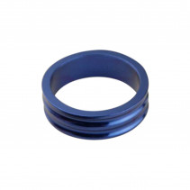 ENTRETOISE AHEAD-SET 1"1/8  10MM ALU BLEU 28.6 MM EXT.