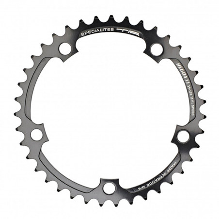 PLATEAU ROUTE DIAM 130 INTER 38DTS NOIR HEGOA 11 (COMP.SHIMANO) 10/11V. TA 5 BRANCHES