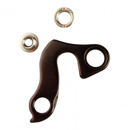 Patte derailleur alu  adaptable    cadre ktm / orbea / cube / bh / bianchi / focus / haibike (gh - 013)