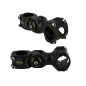 POTENCE REGLABLE AHEAD SET 1"1/8 L95 UNO ALU NOIR 0 A 60° (CINTRE 31.8)