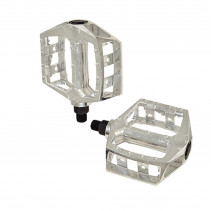 PEDALE BMX RACE PLATEFORME METAL ARGENT D 1/2 (PR)