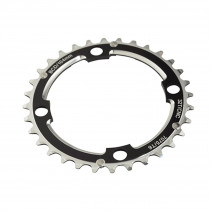 PLATEAU VTT TRIPLE DIAM 104 INTERM 32DTS NOIR 4 BRANCHES CNC 9V
