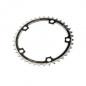PLATEAU ROUTE DIAM 130 INTER 39DTS NOIR ALU CNC