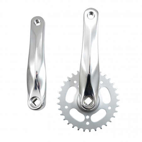 PEDALIER BMX/CITY/FREESTYLE/DIRT JUMP 33 DTS ALU ARGENT 170 MM