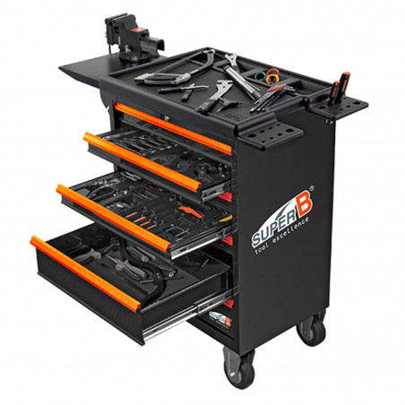 SERVANTE D'ATELIER SUPER B (123 PIECES) H1030 X L1200 X l500 mm
