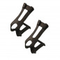 CALE PIEDS VTT RESINE DOUBLE BRANCHE POUR COURROIE L/XL NOIR (PR)