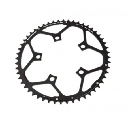 PLATEAU ROUTE DIAM 110 EXTER 52DTS NOIR ALU 7075 STRONG 11/10V. 5 BRANCHES