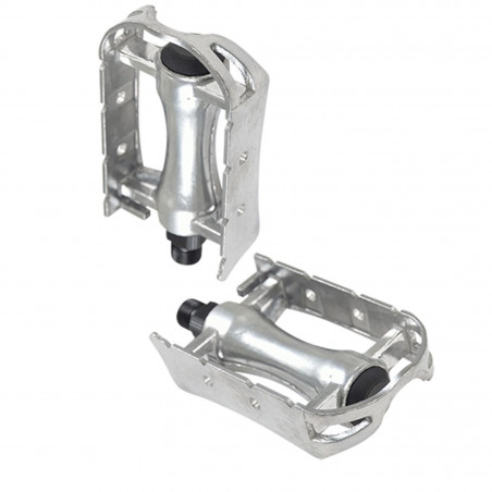 PEDALE ROUTE/FIXIE OPTIMIZ ALU ARGENT D9/16 (PR)