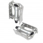 PEDALE ROUTE/FIXIE OPTIMIZ ALU ARGENT D9/16 (PR)