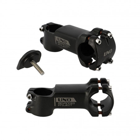 POTENCE VTT AHEAD SET 1''1/8 L70 UNO ALU 6061 NOIR   7° (CINTRE 31.8)