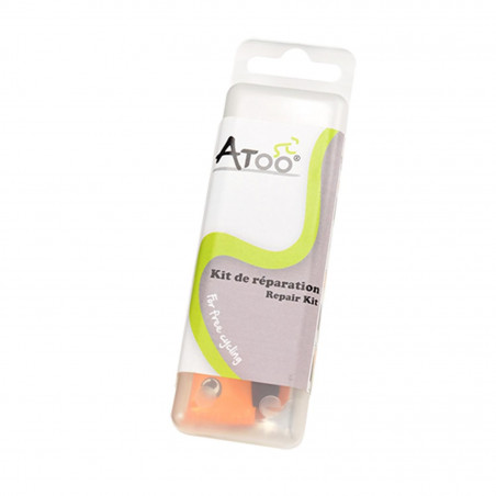 NECESSAIRE REP/RUSTINE OPTIMIZ VELO ROUTE VTT CYCLO 7 PIECES/1 DISSOLUTION 5 ML/1 GRATTOIR