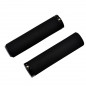 POIGNEE VELO OPTIMIZ LOCK ON SIMPLE MOUSSE CONFORT NOIR AVEC BOUCHON 130MM (PR)