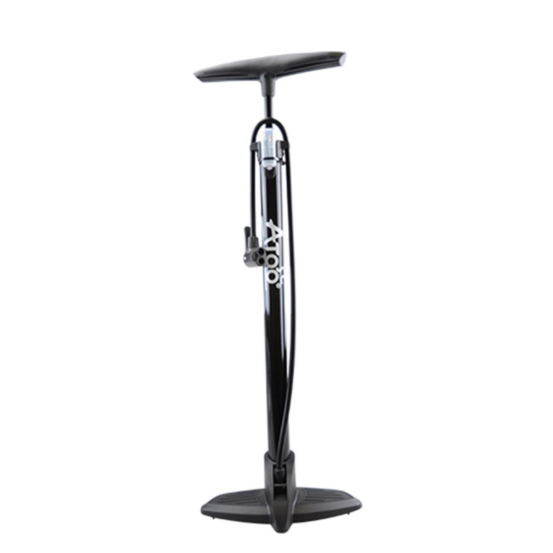 Pompe a pied optimiz acier noir tete plastique vs/vp (sans manometre)
