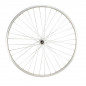 Roue vtc 28" ar blocage jante argent mach1 m110. moy.miche mag.a visser 5/6/7v v-brake 36t