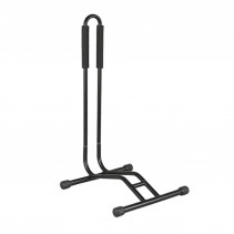 PRESENTOIR 1 VELO ROUE AV OU AR UNIVERSEL 12-29'' NOIR (AVEC SUPPORT ROUE ROUTE)