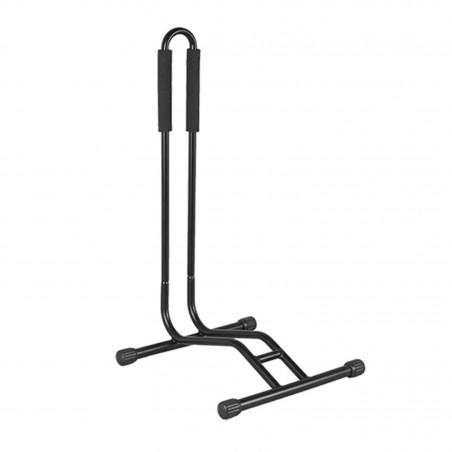 PRESENTOIR 1 VELO ROUE AV OU AR UNIVERSEL 12-29'' NOIR (AVEC SUPPORT ROUE ROUTE)