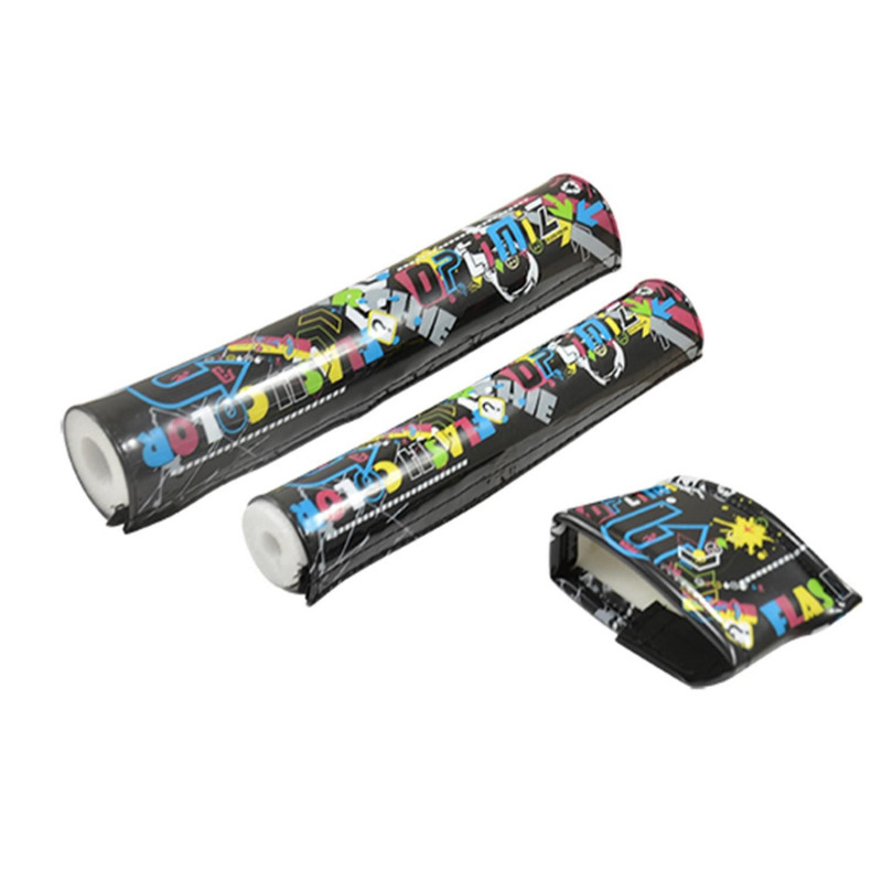 PROTECTION MOUSSE GUIDON/CADRE/POTENCE BMX OPTIMIZ (KIT) POUR CADRE DIAM 25 A 28MM