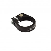 COLLIER TIGE DE SELLE ROUTE D31.8 MM NOIR ALU 6061