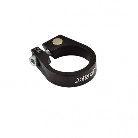 COLLIER TIGE DE SELLE ROUTE D31.8 MM NOIR ALU 6061