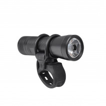 ECLAIRAGE VELO PILE AV TORCHE 200 LUMEN ALU NOIR (FIXATION CINTRE/FOURCHE)