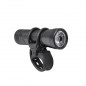 ECLAIRAGE VELO PILE AV TORCHE 200 LUMEN ALU NOIR (FIXATION CINTRE/FOURCHE)