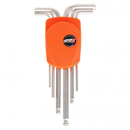 OUTIL CLE ALLEN SUPER B TB-TH05 EN 2/2.5/3/4/5/6MM (JEU 6 CLES)