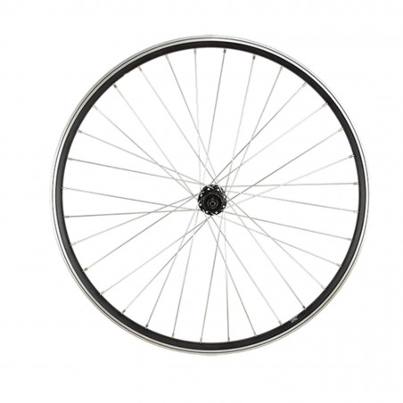 Roue vtt 27.5" ar blocage k7 jante noir mach1 er10. moy shim.tx500 v-brake 8/9/10v 32t