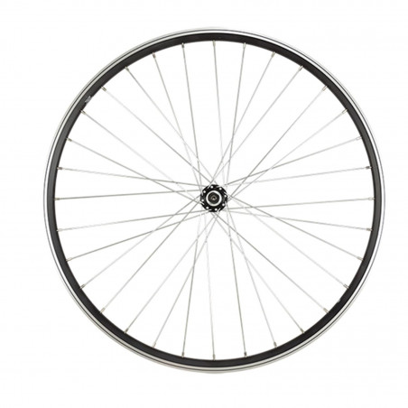 Roue vtt 27.5" av blocage jante noir mach1 er10. moy shim.tx500 v-brake 32t