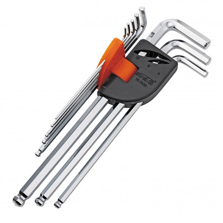 OUTIL CLE ALLEN SUPER B TB-TH30 EN 2/2.5/3/4/5/6/8/10MM (JEU 8 CLES)