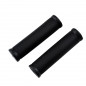 POIGNEE VELO OPTIMIZ CAOUTCHOUC LAMELLE NOIR 125MM (PR)