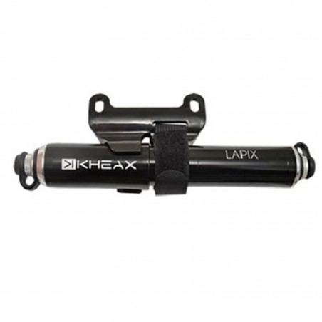 Pompe mini vtt kheax lapix hv m tout alu noir l225mm 90psi/6.2bar
