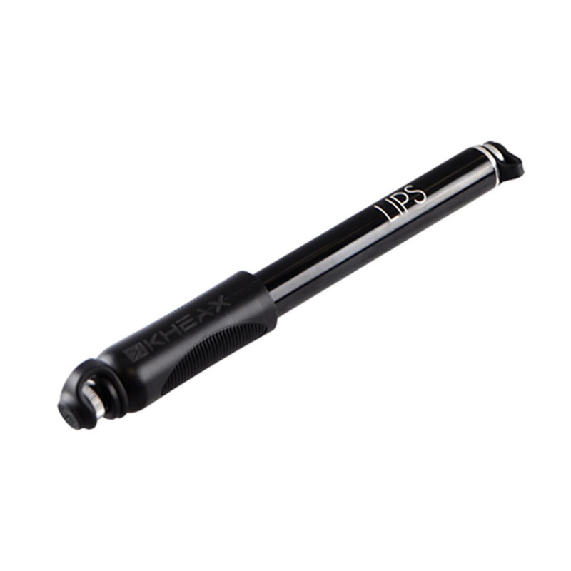 Pompe mini route kheax lips hp s 9.7 bars poignee composite  corps alu noir l180mm