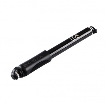 Pompe mini route kheax lips hp s 9.7 bars poignee composite  corps alu noir l180mm