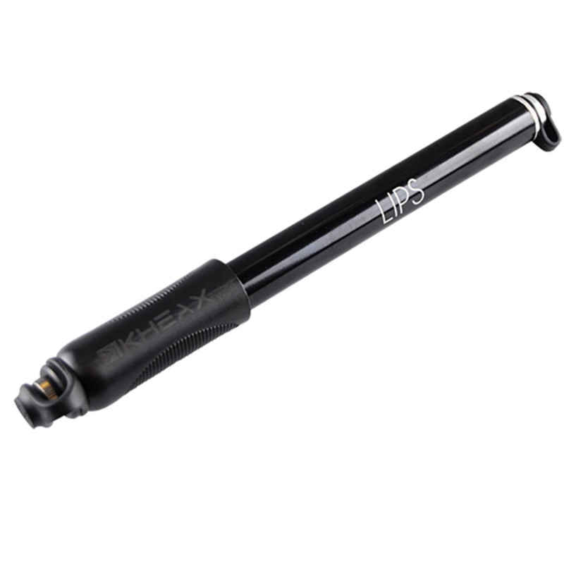 Pompe mini route kheax lips hp m 9.7 bars poignee composite  corps alu noir l230mm